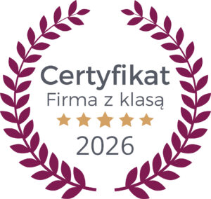 Certyfikat Firma z klasą 2026 – Wesele z klasą – Ryś Events & Fun